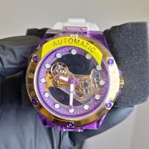 Invicta 44397 Purple and Gold Automatic Watch